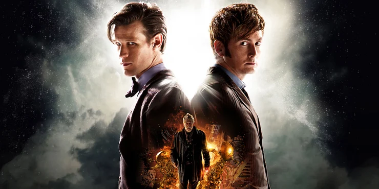 Tenth-Eleventh-and-War-Doctors-in-Doctor-Who-Day-of-the-Doctor-episode