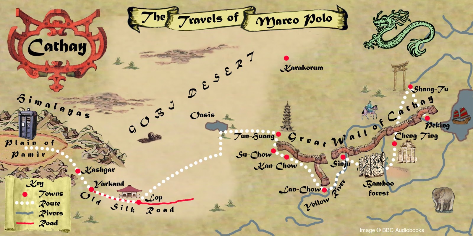 Doctor Who – Marco Polo Map